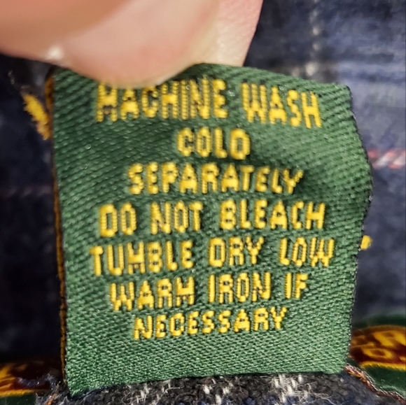 Men's Flyshacker Clothing Co 100% Cotton Blue & Red Plaid Flannel Shirt - Picture 13 of 13